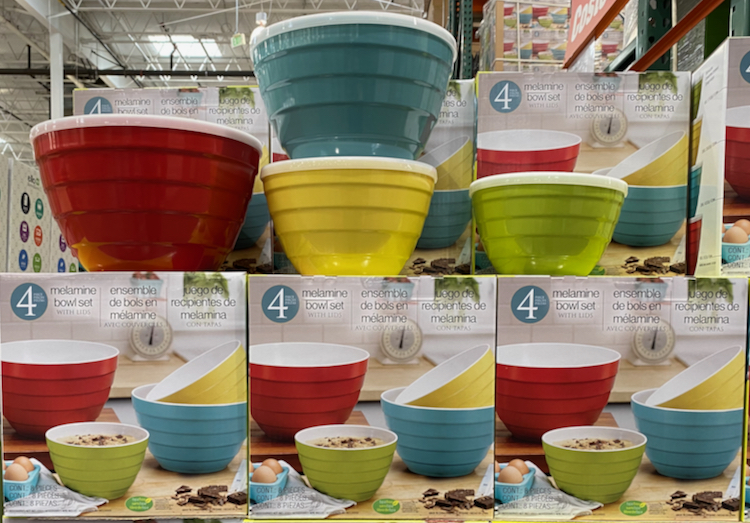 Costco melamine bowl deals set with lids